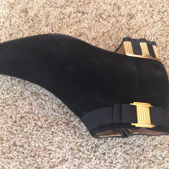 Black Suede Boots - Picture 2 of 5